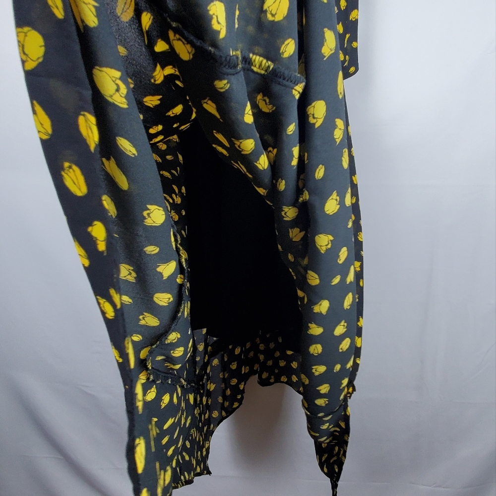 Who What Wear Black Floral Dress XS - Picture 11 of 16